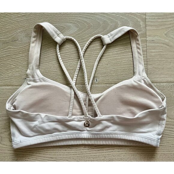 lululemon Light Pink Cross Back Straps Sports Bra - Picture 2 of 2
